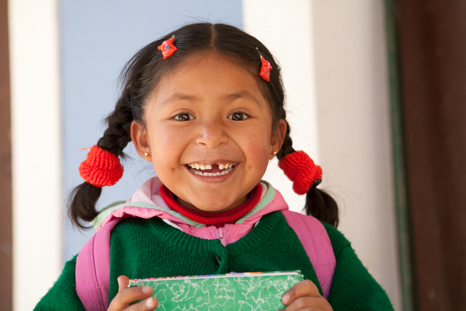 Quechua-Mädchen in Tortora