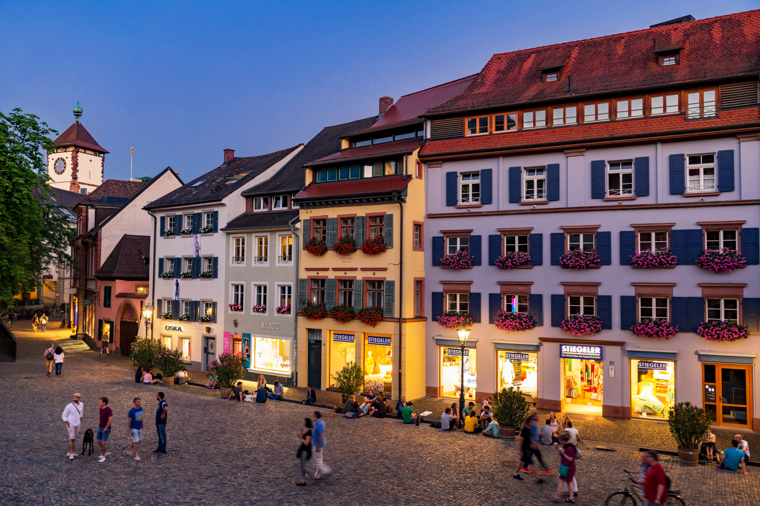 08 - Gerberau mit Schwabentor, Freiburg