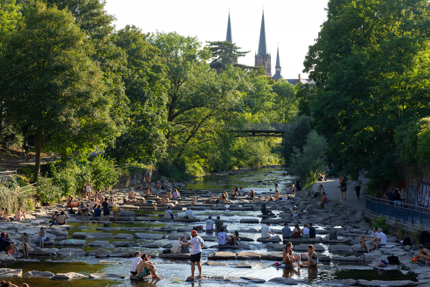11 - Dreisam mit Johanneskirche