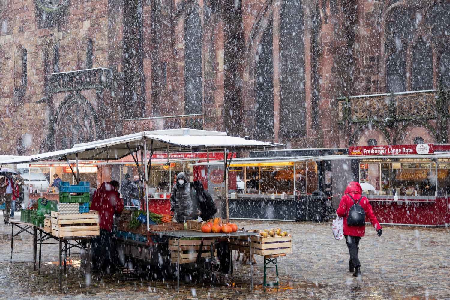 07 - Marktstand auf dem Münsterplatz, Freibrg