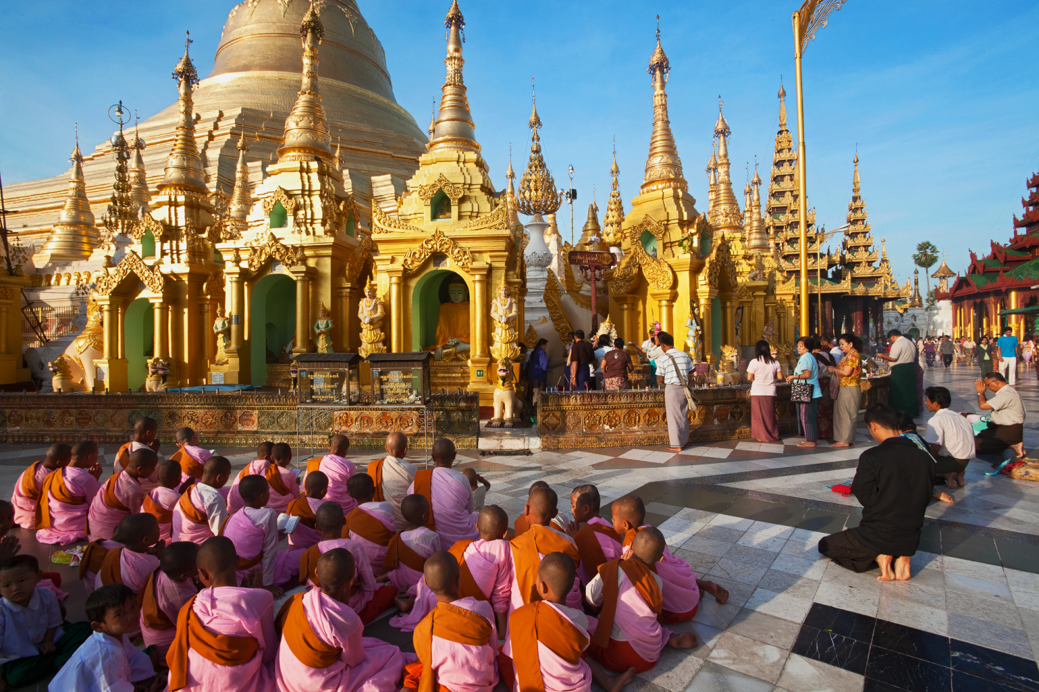 Shwedagon Pagode in Yangon