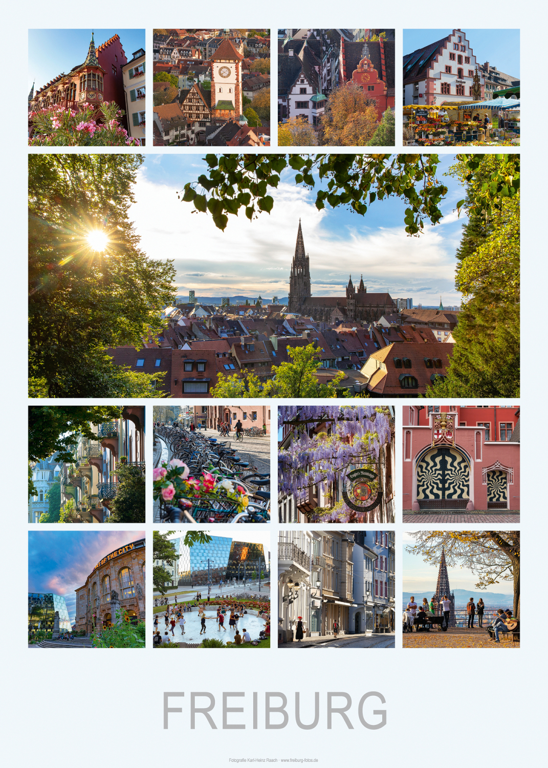 Freiburg-Poster 3   - 50 x 70 cm
