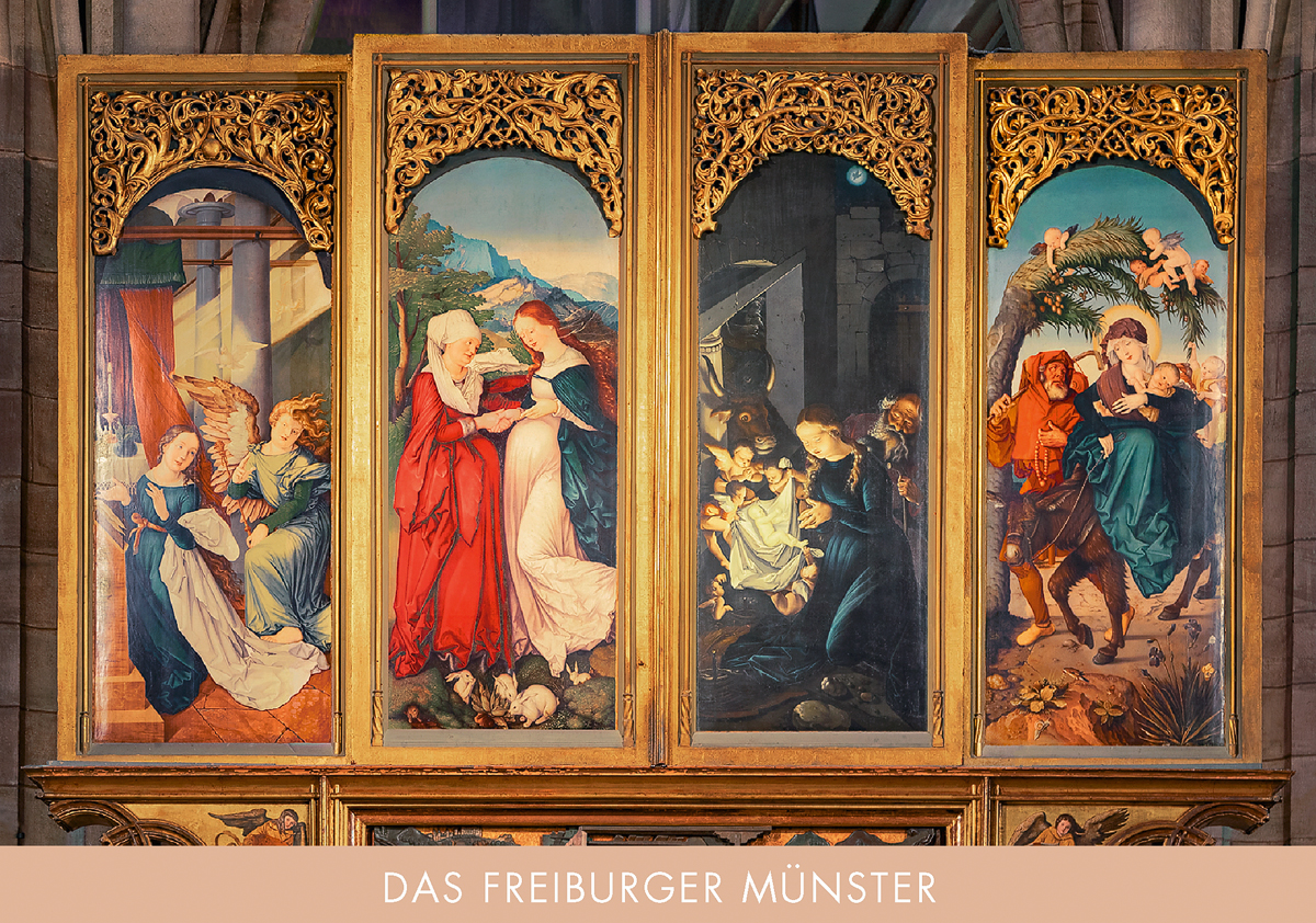 Freiburger Münster FM 37 - Hochaltar geöffnet