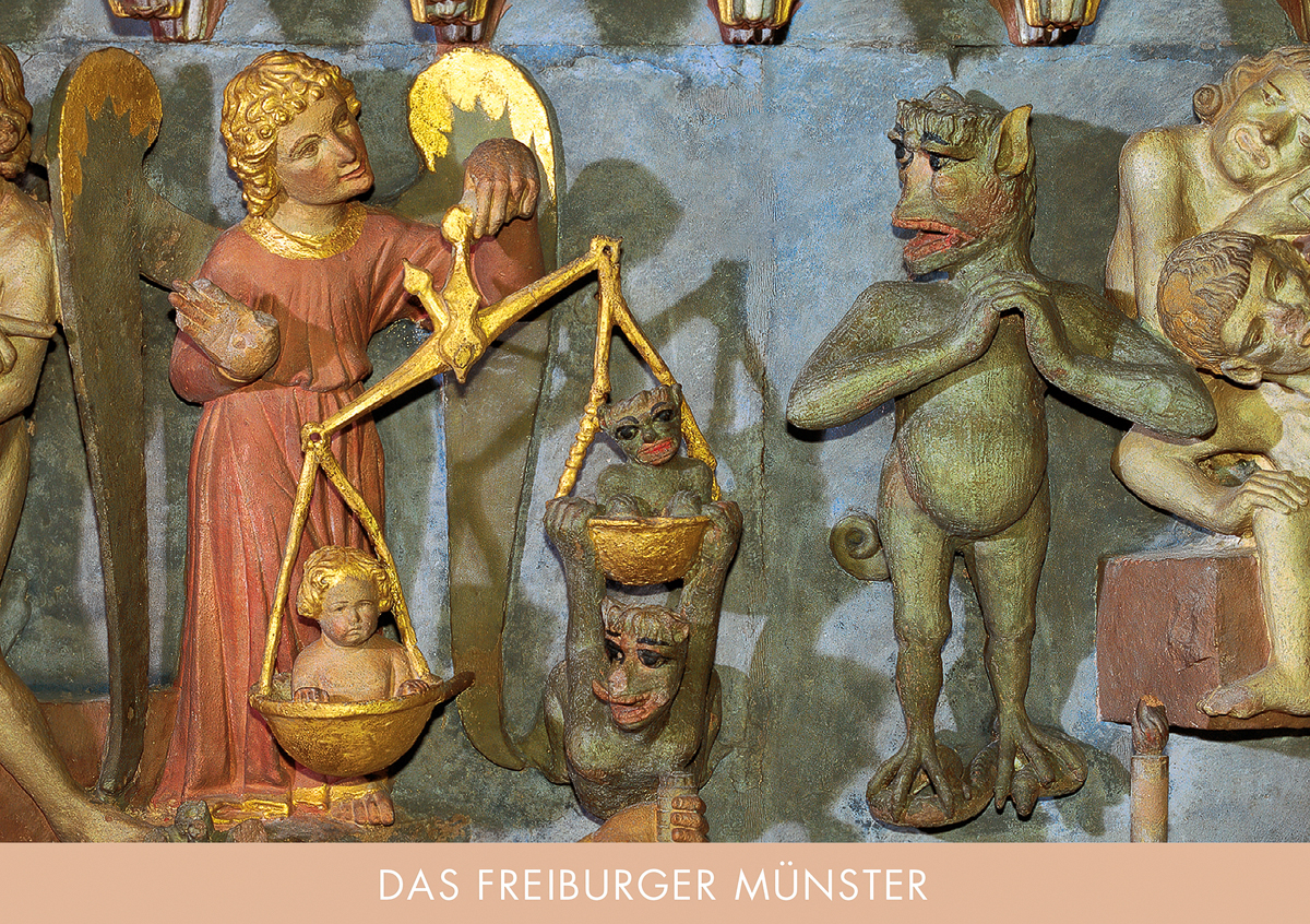 Freiburger Münster FM 39 - Seelenwägung im Tympanon