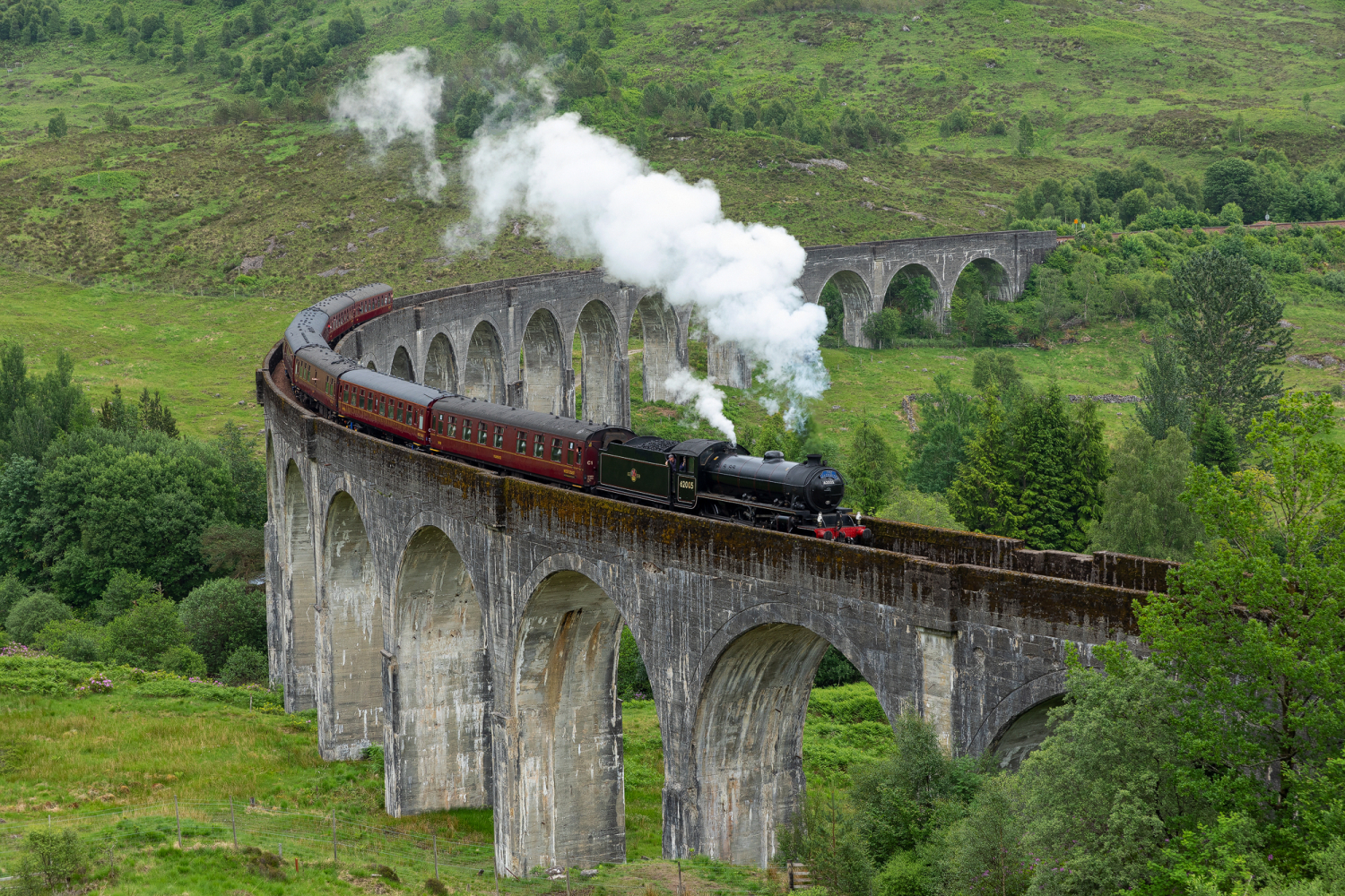 Glenfinnan-Viadukt, Highlands