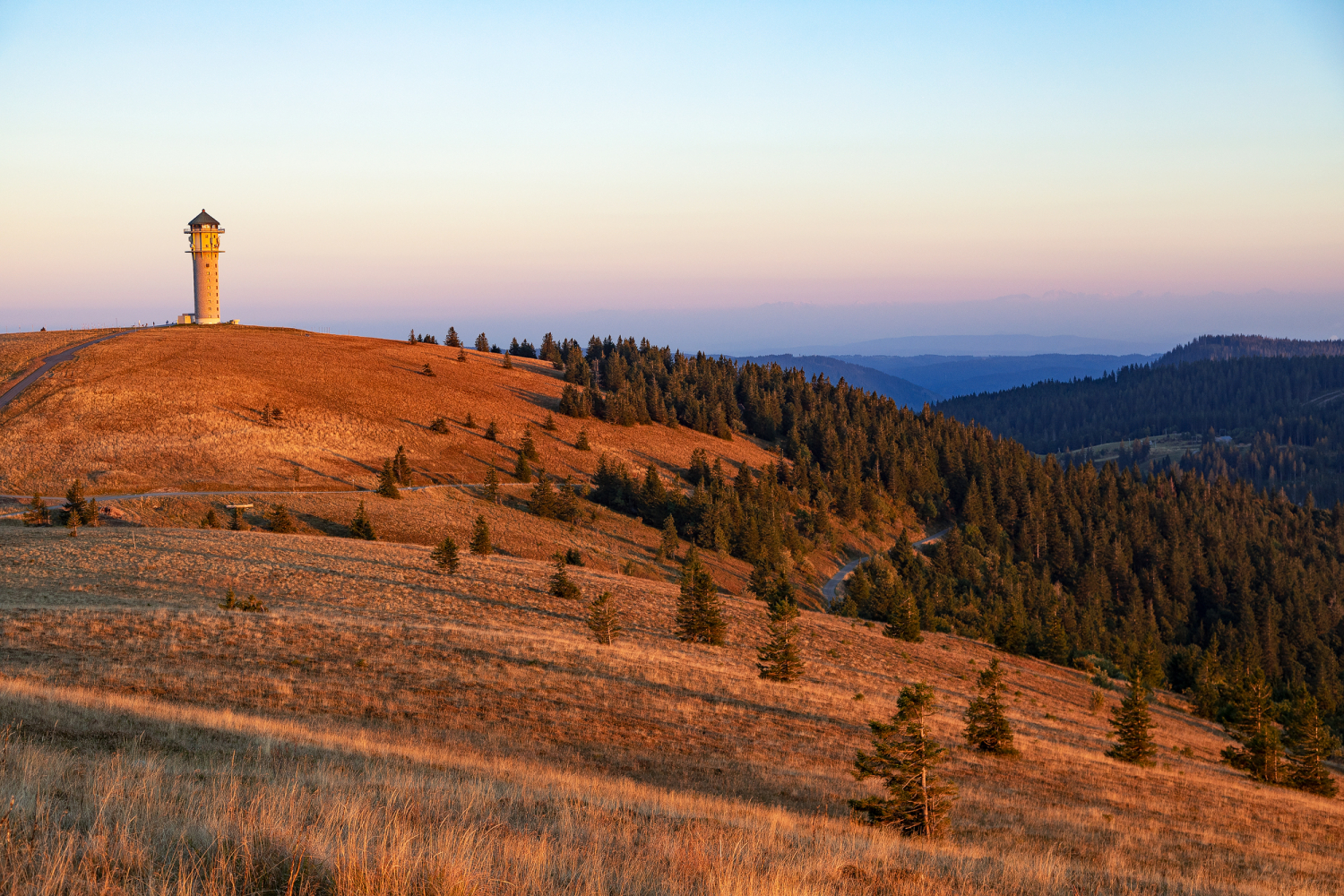 Blick vom Feldberg nach Süden