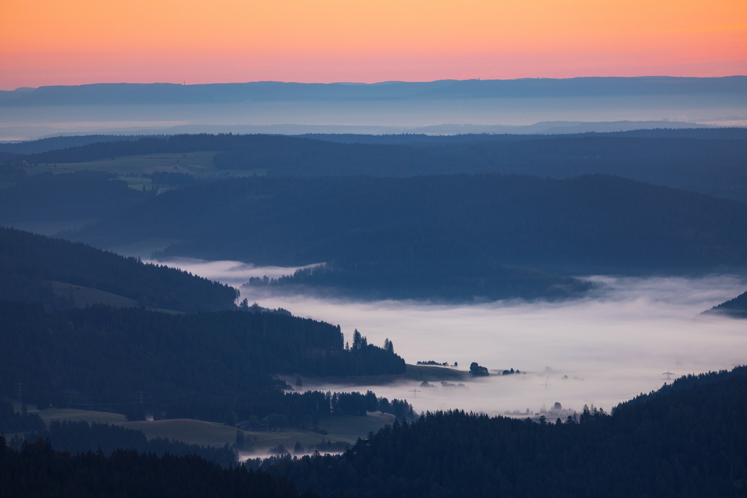 Blick vom Feldberg nach Osten (Bärental)